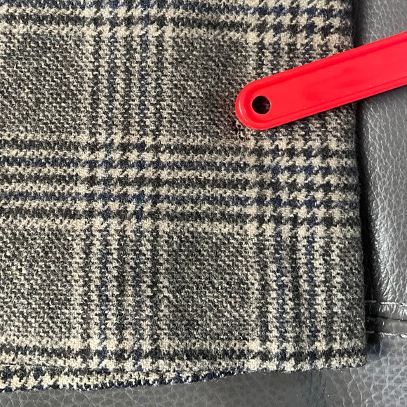 J. Crew Preppy Plaid Wool Cashmere Mini Skirt Minimalist Fall Chic Brown Tan 0P - Picture 8 of 8